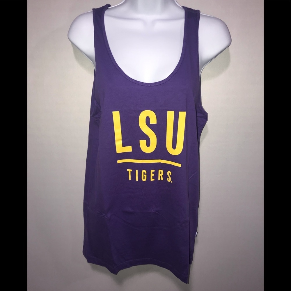 LSU Tigers Purple Tank Top Size S/M